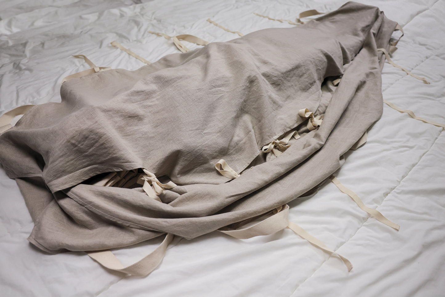 FORREST MOURNING LINEN BURIAL SHROUD