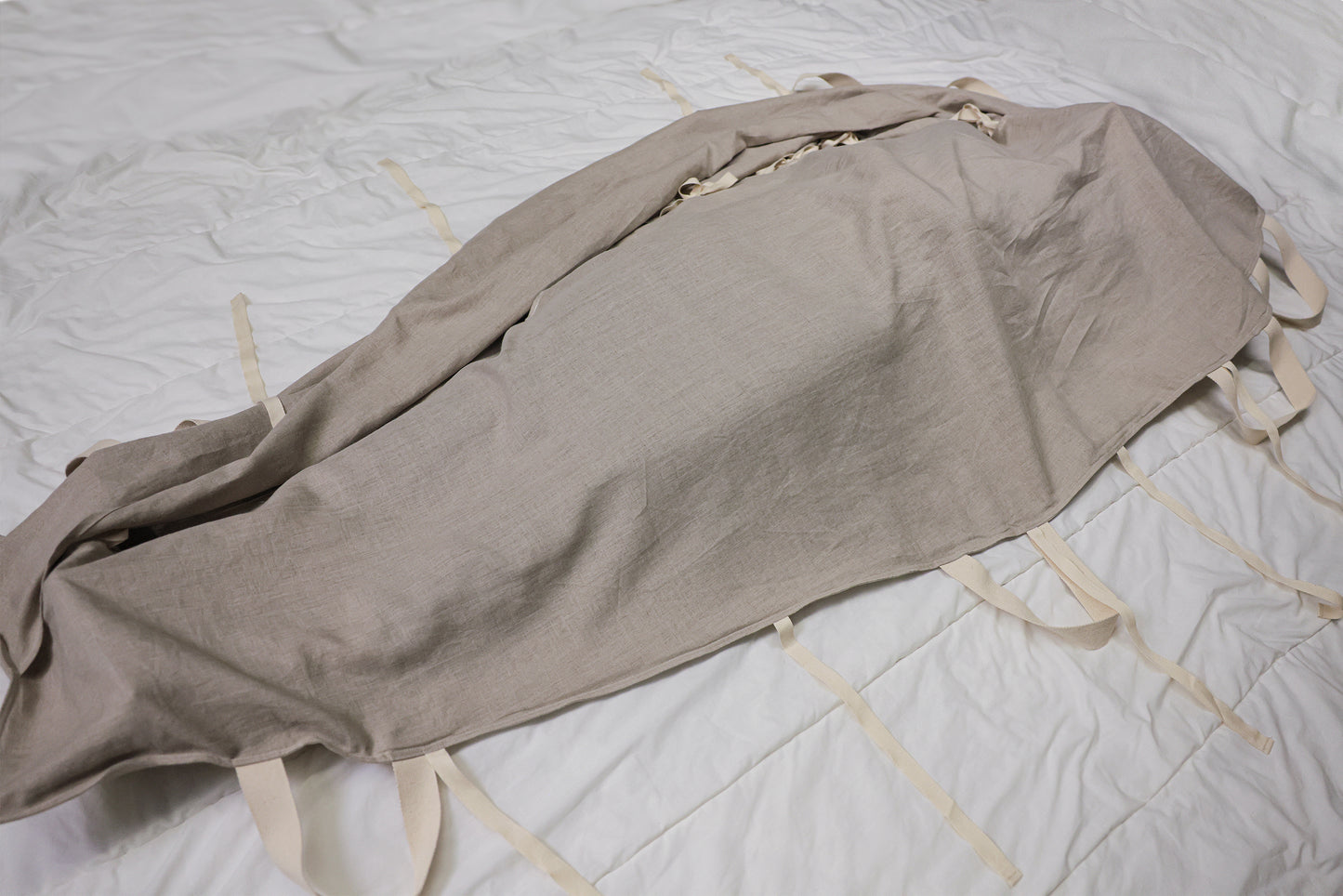 FORREST MOURNING LINEN BURIAL SHROUD